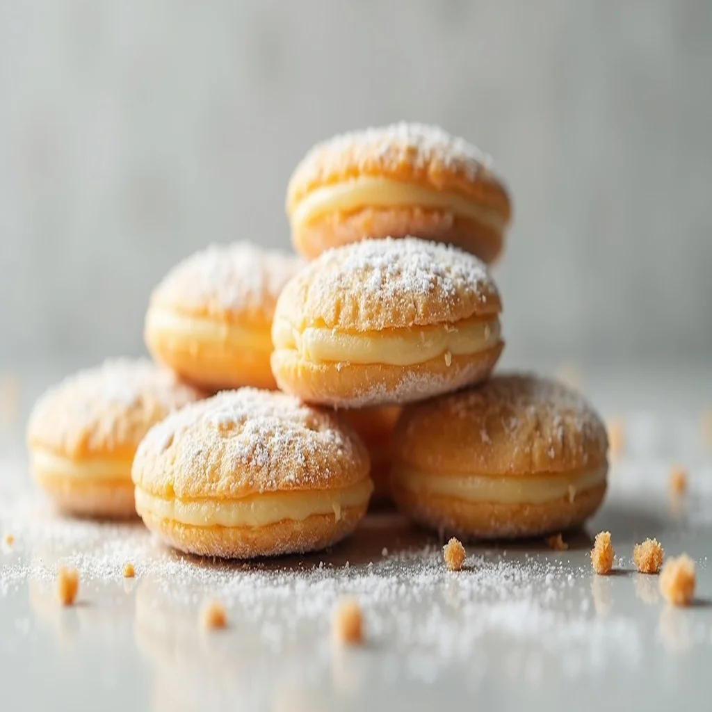 Brigadeiro branco cremoso enrolado com granulado