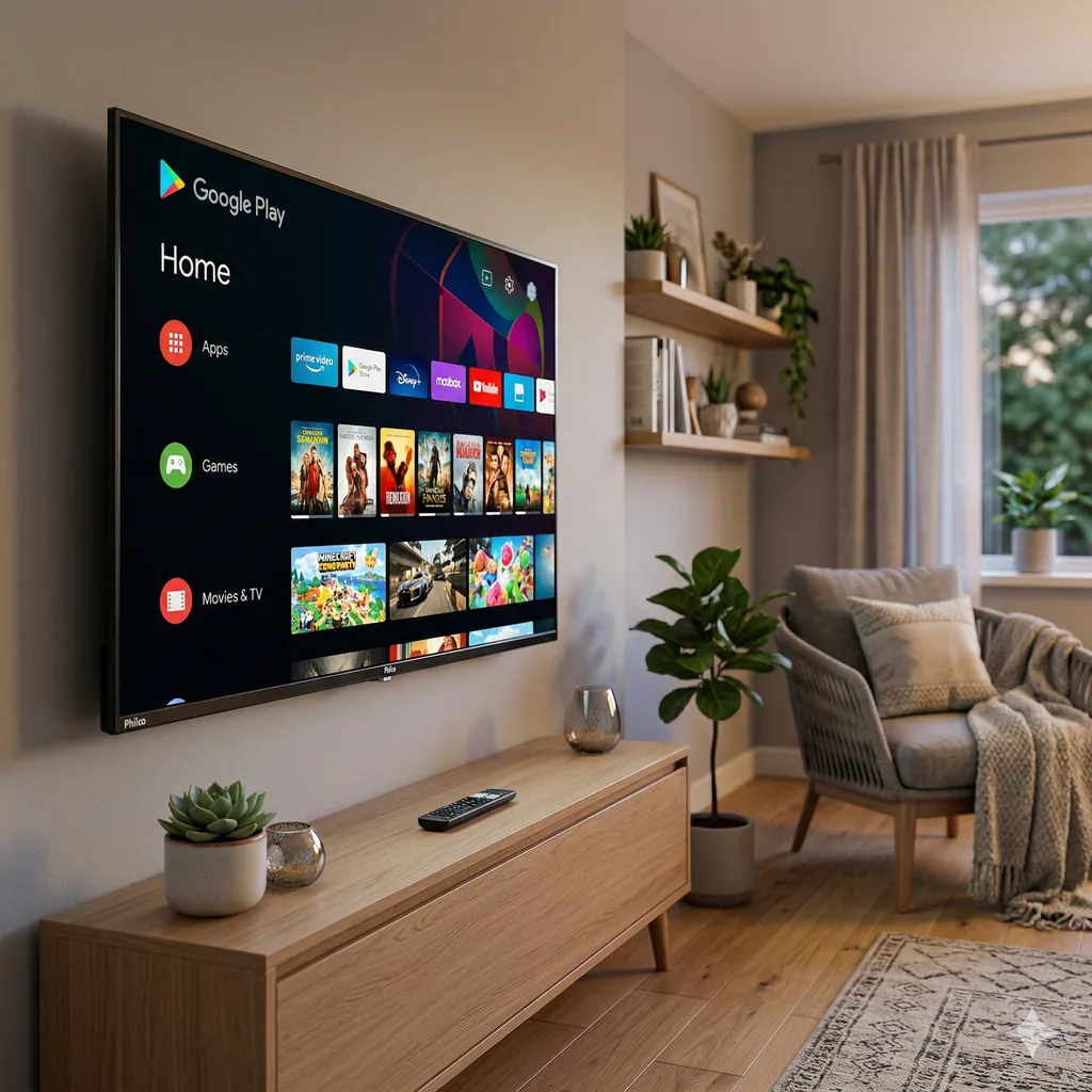 como baixar aplicativo na televisão philco