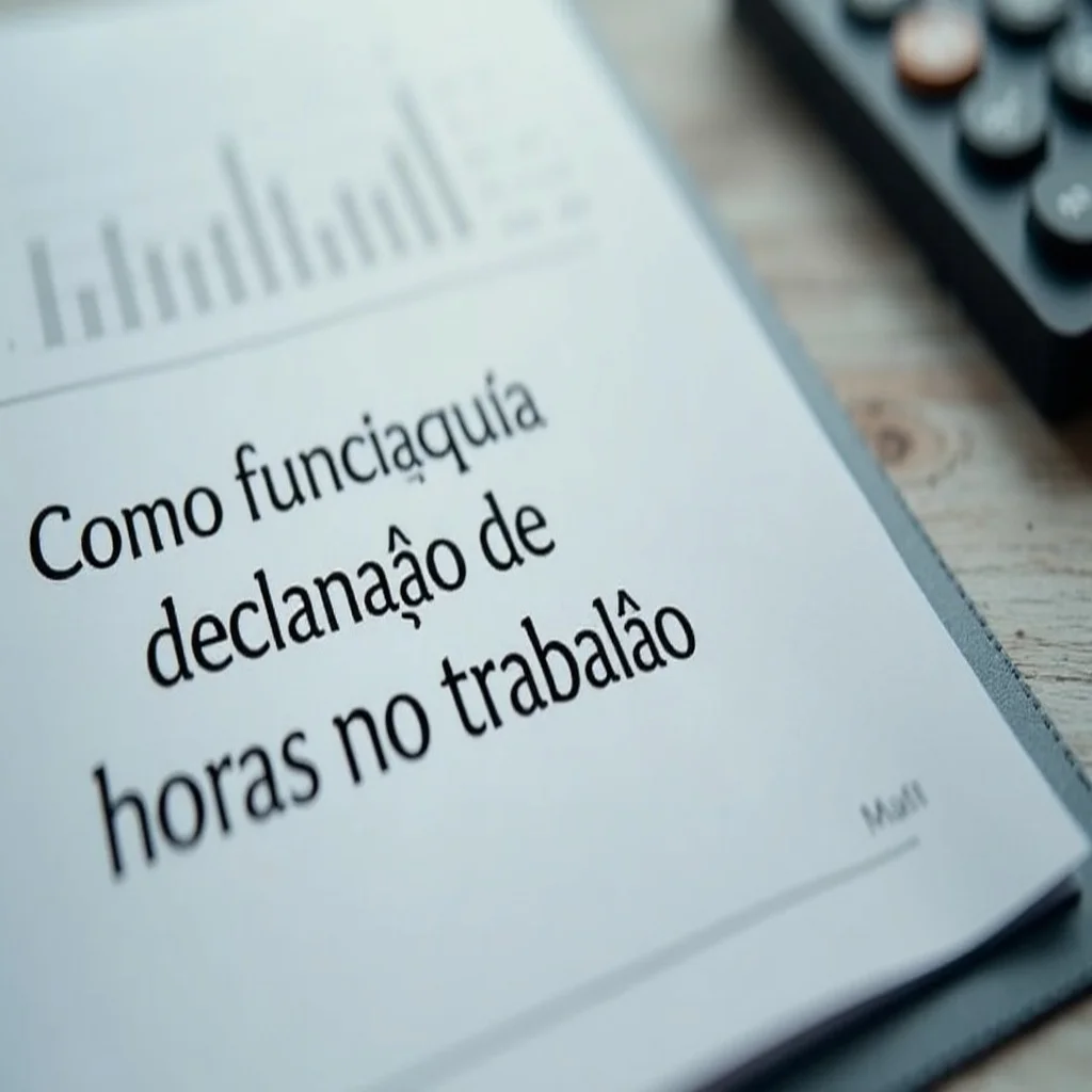 Como funciona declaração de horas no trabalho