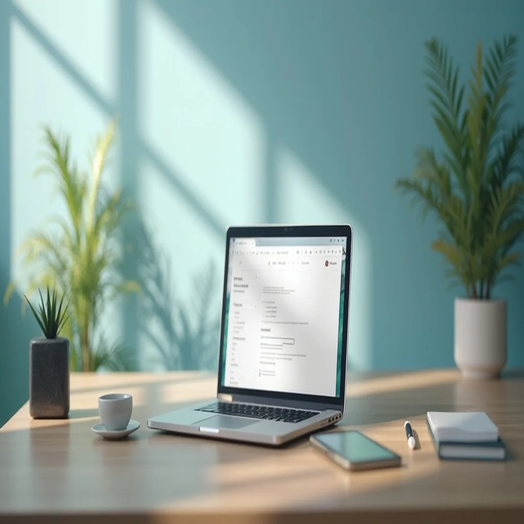 Professor registrando aula no diário online