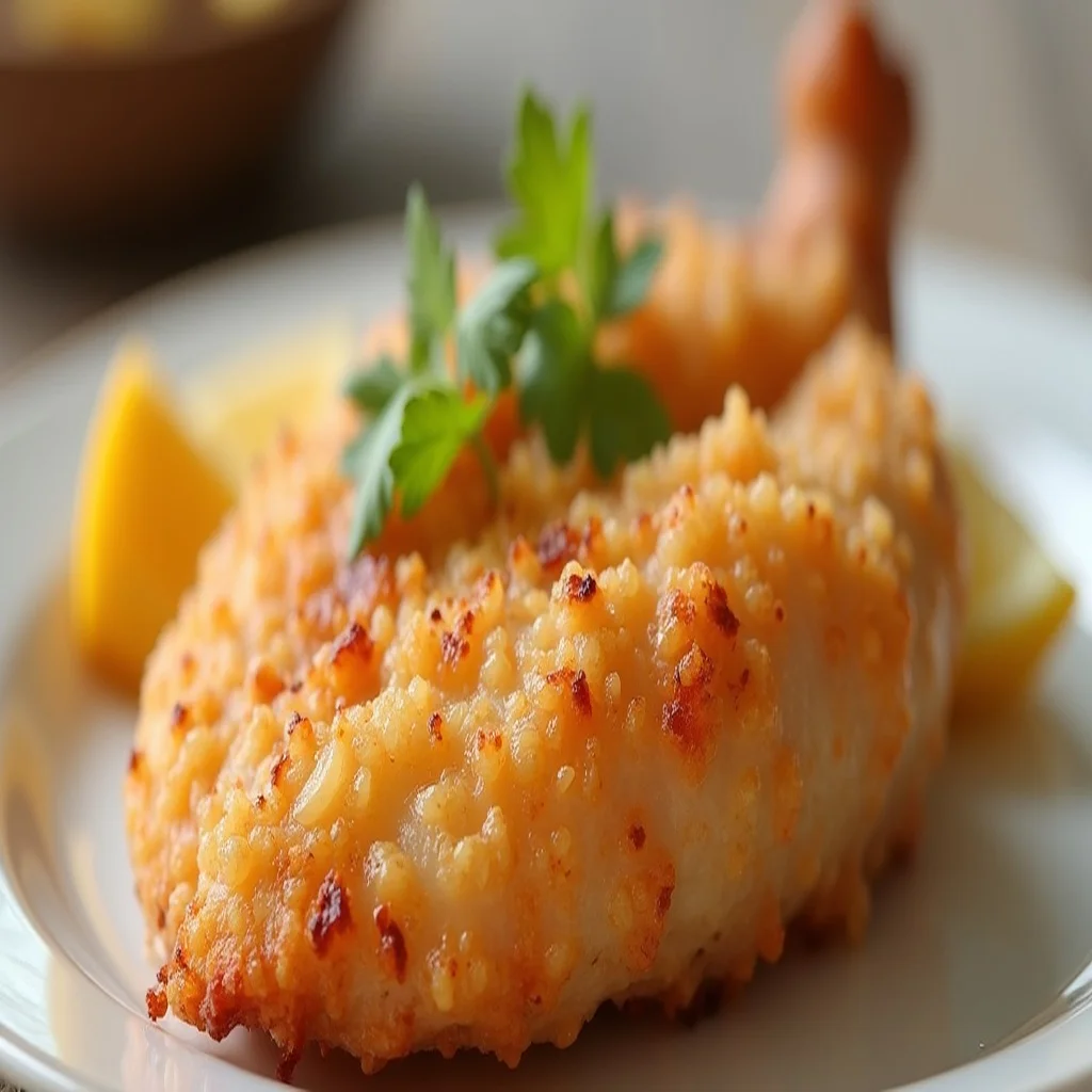 Como temperar peito de frango com alho, limão e ervas frescas