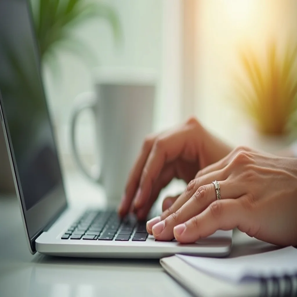 Estudante feliz em sala de aula