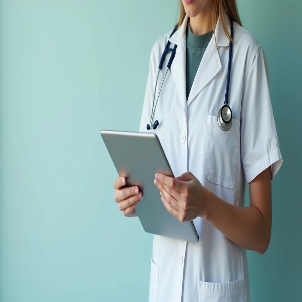 Estudante de medicina comprando materiais